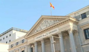 Madrid : Images du Congrès espagnol à la suite d'un vote non concluant