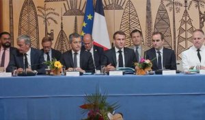 Nouméa: Macron participe à une réunion de travail sur l'avenir de la Nouvelle-Calédonie