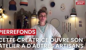 L'atelier d'une créatrice de luminaire à Pierrefonds est ouvert à d'autres artisans