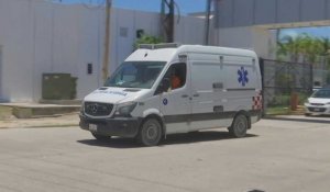 Mexique: images d'ambulances et d'un hôpital après l'explosion d'une plateforme de gaz