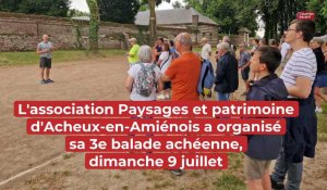 L'association paysage et patrimoine d'Acheux-en-Amiénois a organisé sa balade