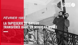 VIDÉO. En 1983, la Tapisserie de Bayeux était transférée dans un nouveau musée
