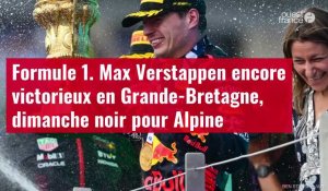 VIDÉO. Formule 1. Max Verstappen encore victorieux en Grande-Bretagne, dimanche noir pour Alpine
