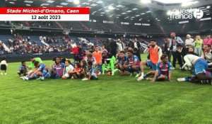 VIDÉO. SM Caen : la belle communion des joueurs avec le kop après le succès face à Pau (2-0) 