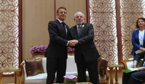 Macron rencontre Lula en marge du sommet du G20 en Inde