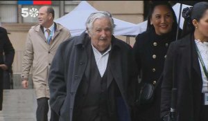 50e anniversaire du coup d'Etat au Chili: arrivée de l'ex-président uruguayen José Mujica
