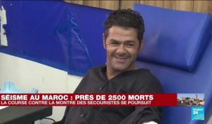 Séisme au Maroc : le comédien Jamel Debbouze fait don de son sang à Marrakech
