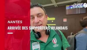 VIDEO. Arrivée des supporters irlandais à Nantes pour la coupe du monde de rugby