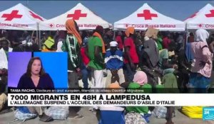 Du jamais vu : 7000 migrants en 48h à Lampedusa