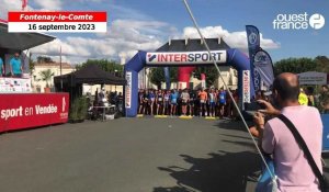 VIDEO. Plus de 500 coureurs réunis à Fontenay-le-Comte au départ du trail Renaissance 