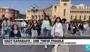 Haut-Karabakh : à Erevan, des manifestants appellent à la démission de Nikol Pachinian