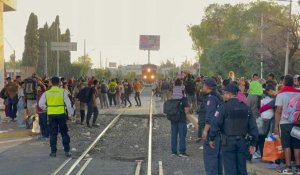 Des dizaines de trains mexicains immobilisés après l'afflux de migrants
