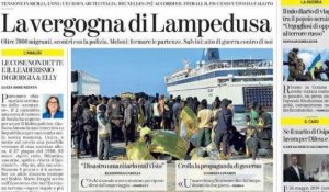 Arrivées de migrants à Lampedusa: "La honte de l'Europe"