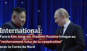 International: Face à Kim Jong-un, Vladimir Poutine trinque au "renforcement futur de la coopération" avec la Corée du Nord