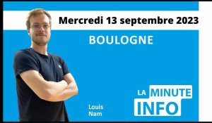 La Minute de l’info de la Semaine dans le Boulonnais du mercredi 13 septembre 2023