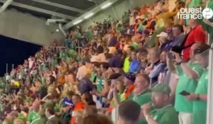 VIDÉO. Coupe du monde de rugby : les chants résonnent dans les tribunes de la Beaujoire après la victoire de l'Irlande