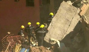 MOROCCO: Rescue teams search for victims in devastated Talat N'Yaaqoub village