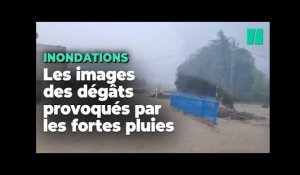 Les images des dégâts des pluies diluviennes dans l'Ardèche et la Drôme