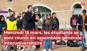 Mercredi 15 mars, les étudiants se sont réunis en assemblée générale interuniversitaire