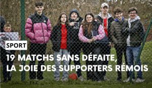 Les supporters du Stade de Reims en plein rêve avant d'affronter Marseille