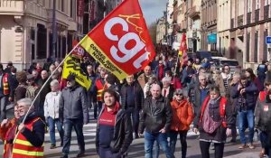 Un long cortège à Rouen pour la manifestation du 15 mars