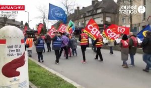 VIDÉO. Manifestation du 15 mars à Avranches : direction place Patton