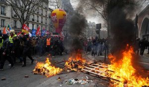 Réforme des retraites : recul de la mobilisation, tensions à Paris