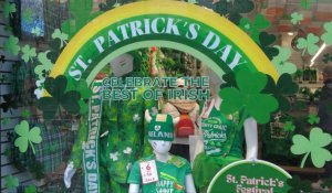 Dublin se prépare pour la parade de la Saint-Patrick