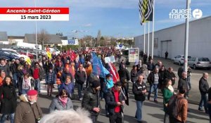 VIDÉO. Manifestation du 15 mars contre la réforme des retraites : 2 200 personnes à Ancenis
