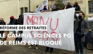 Des étudiants bloquent le campus de Sciences po à Reims
