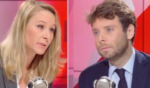 "On s'énerve et du coup..." : Marion Maréchal s'insurge et fait tomber son micro sur BFMTV