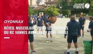 VIDEO. RC Vannes : le réveil musculaire des Bretons avant leur demi-finale de Pro D2 à Oyonnax