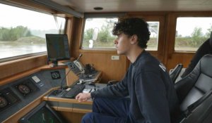 Piloter à 17 ans: le bac pro transport fluvial a le vent en poupe