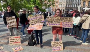 Lille : manifestation du collectif Nous Toutes contre l'augmentation de la transphobie