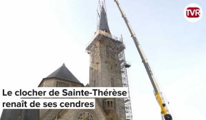 VIDEO. Le nouveau clocher de l'église Sainte-Thérèse à Rennes