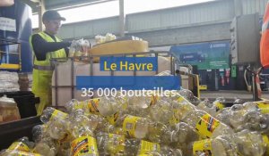 35 000 bouteilles étiquetées champagne détruites au Havre