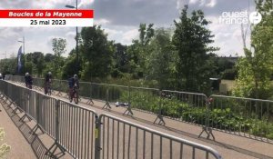 VIDÉO. L’arrivée du prologue des Boucles de la Mayenne à Laval