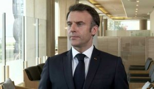 La présence de Zelensky au G7 est "une manière de bâtir la paix" (Macron)