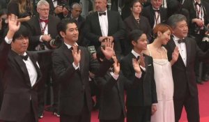 Cannes : tapis rouge pour l'équipe de “Monster” du Japonais Hirokazu Kore-Eda