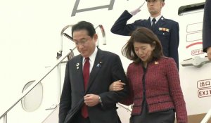 G7: le Premier ministre japonais Kishida arrive à Hiroshima