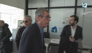 Arrivée de Patrick Balkany au tribunal judiciaire de Nanterre