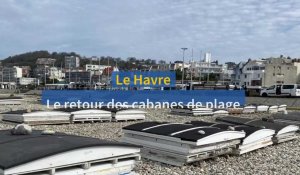 Le Havre, le retour des cabanes de plage