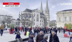 VIDÉO. Grève du 6 avril : des centaines de manifestants à Cholet contre la réforme des retraites