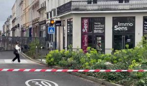Lille : la manifestation arrive face au théâtre Sebastopol sans incidents
