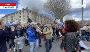  VIDEO. Une fanfare de la contestation dans le défilé contre la réforme des retraites à Caen 