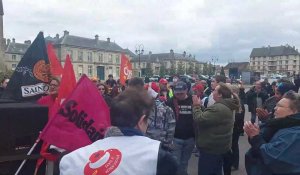 La manifestation soissonnaise s'achève en petit comité