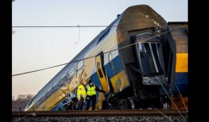 VIDÉO. Pays-Bas : un mort et 30 blessés après le déraillement d’un train