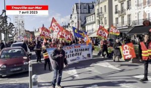 VIDÉO. Réforme des retraites : une manifestation aussi à Trouville et Deauville