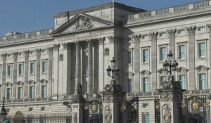 Images du palais de Buckingham à l'approche du couronnement du roi Charles III