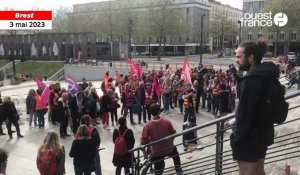 VIDÉO. Retraites : à Brest, 200 manifestants ont fait sonner leurs casseroles contre la réforme